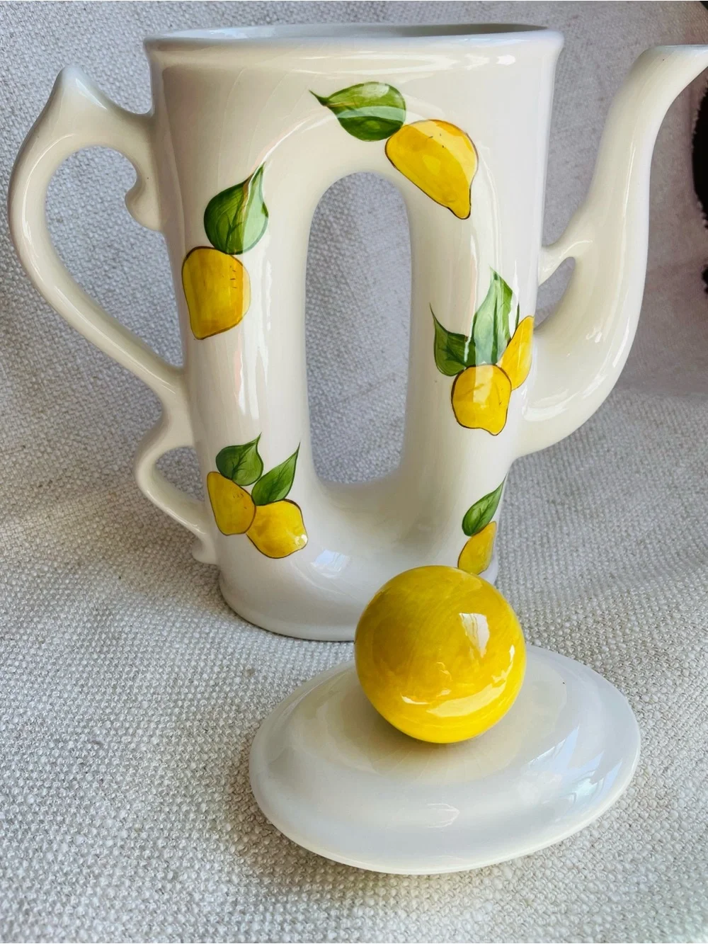 Vintage ceramic lemon